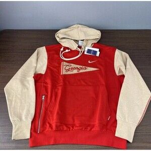 Nike Georgia Bulldogs College Football Hoodie Sweatshirt FJ9011-657 Mens Size L